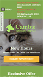 Mobile Screenshot of cambievet.com